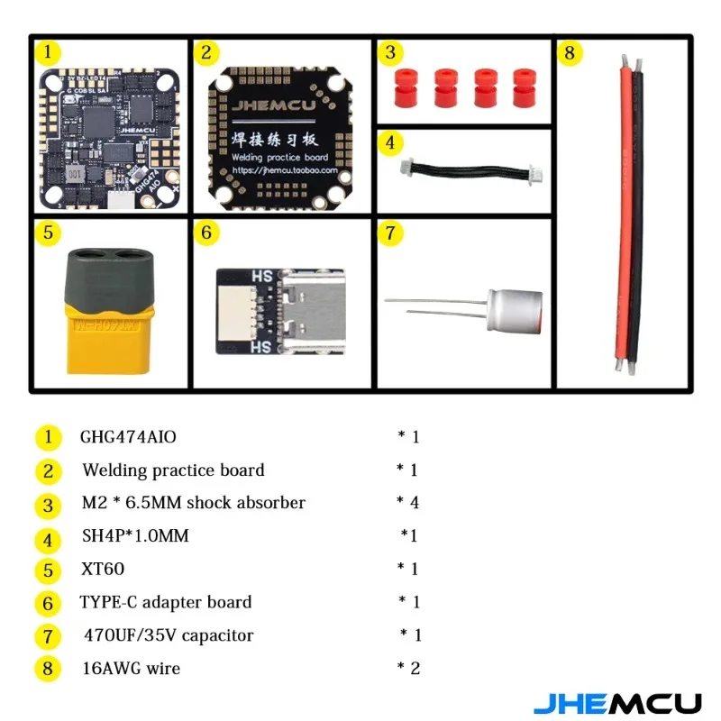 JHEMCU GHG474AIO 40A AIO Fligh - Betaflight Fc F4 review and price