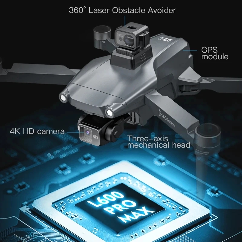 L600 PRO MAX GPS Drone Profess - Drone Camera With Gimbal review and price